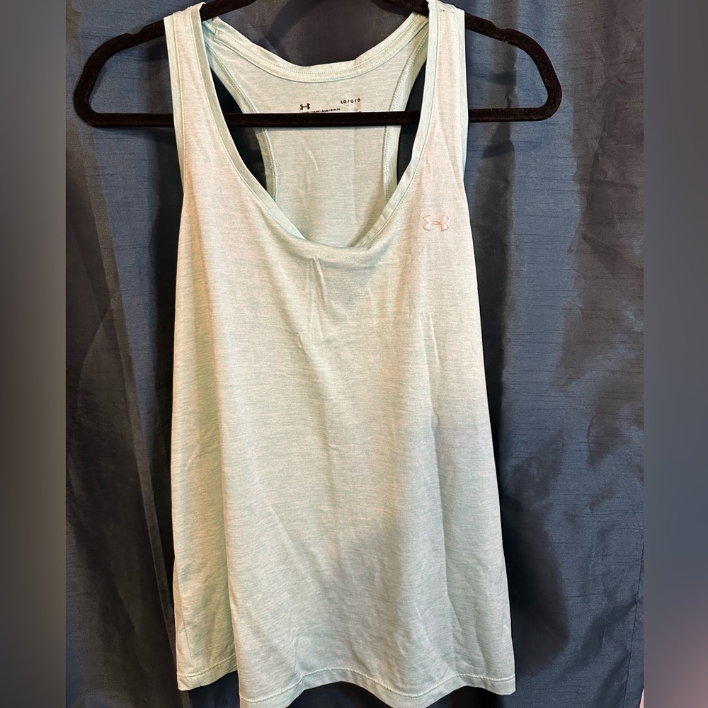 Under Armour Light Green HeatGear Tank